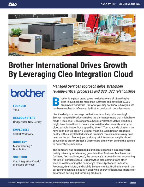 Brother International Customer Success Story