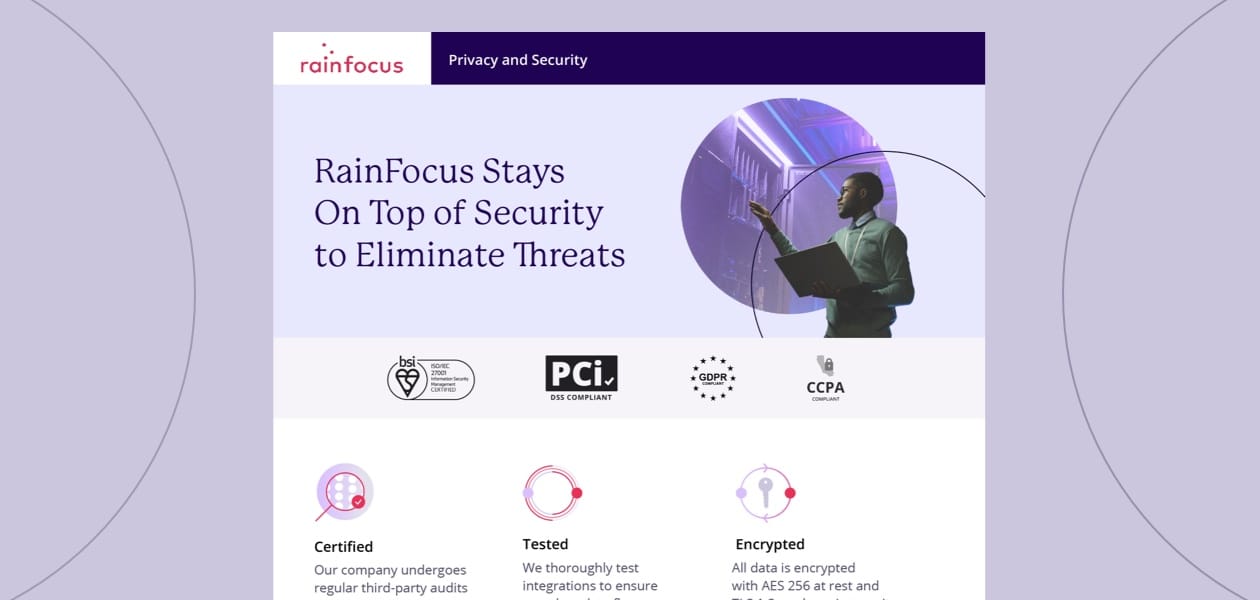 RainFocus Stays on Top of Security to Eliminate Threats