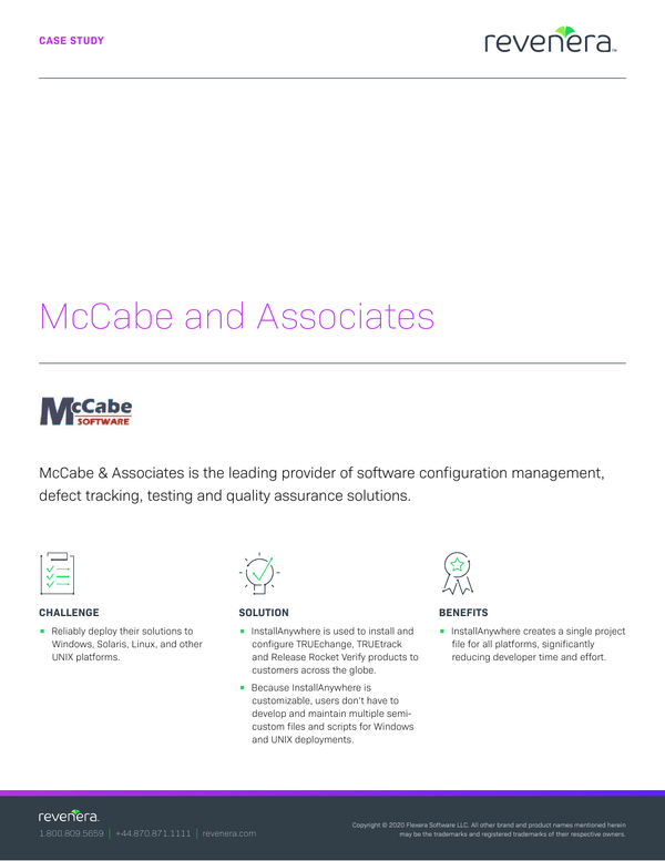 McCabe and Associates Creates Flexible, Multi-Platform Installations with InstallAnywhere