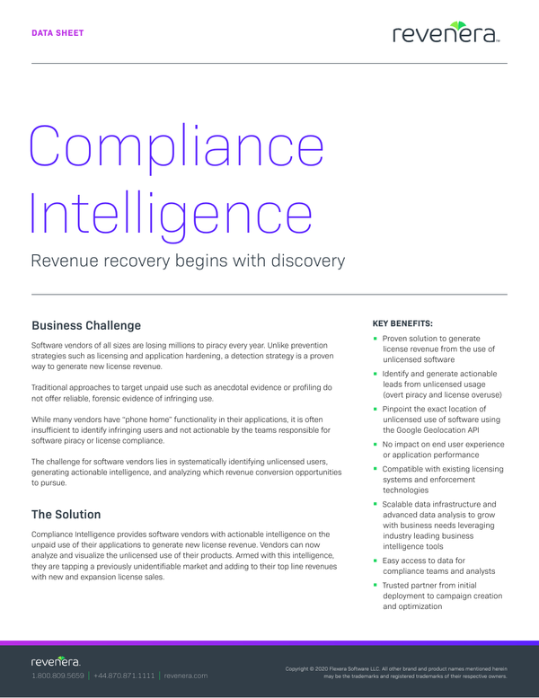 Compliance Intelligence Data Sheet