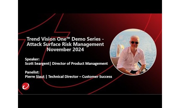 Attack Surface Risk Management (ASRM) - Trend Vison One Europe Demo Series 2024