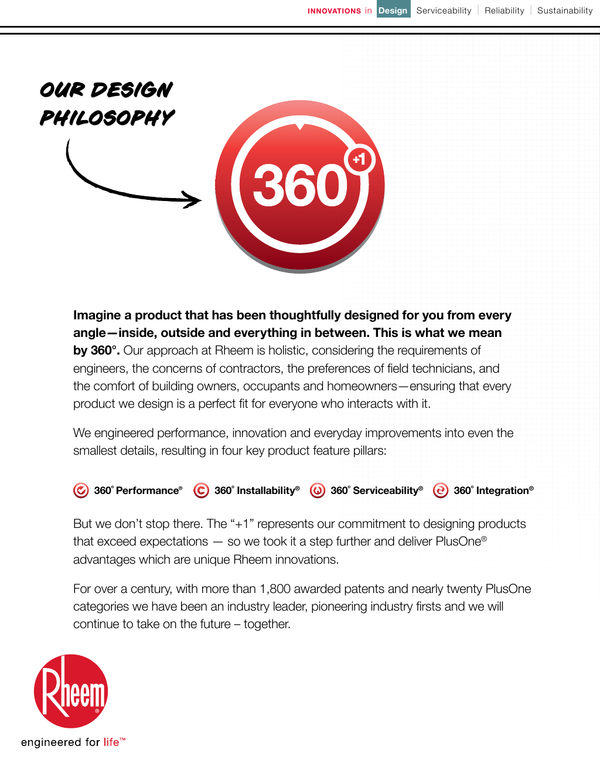 Rheem Commercial Air | 360+1 Design Standards RTU Packaged HVAC