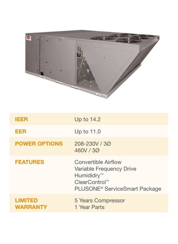 RLNL-G | Resolute Packaged A/C | Rheem Commercial Air