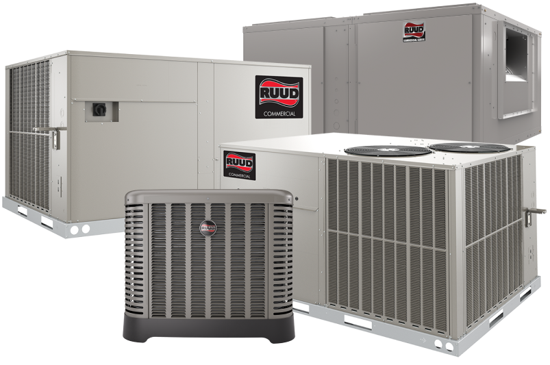 ruud heating and cooling units