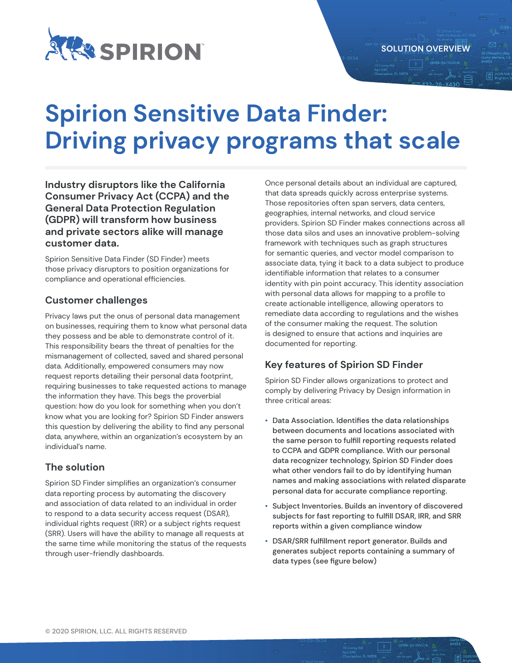 Sensitive Data Finder: Driving Privacy Programs That Scale