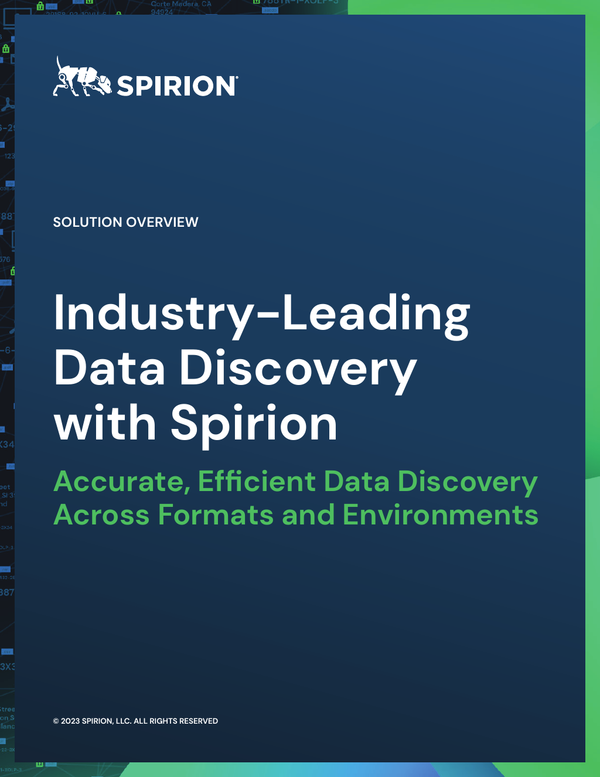 Data Discovery with Spirion