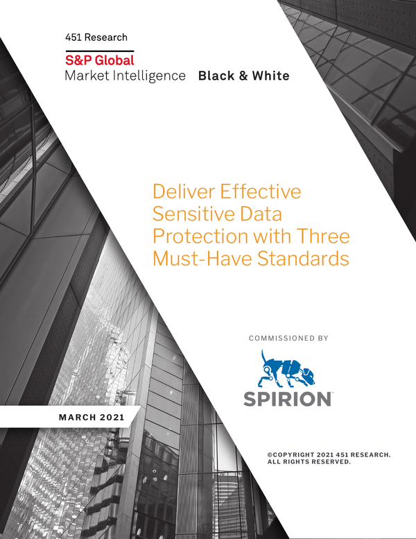 Research: Deliver Effective Sensitive Data Protection - 451 Report