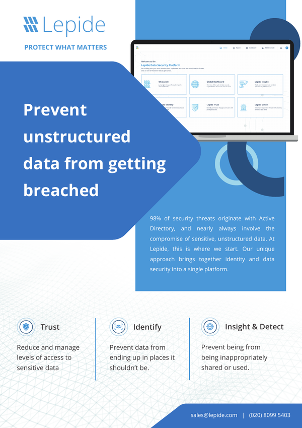 The Lepide Data Security Platform