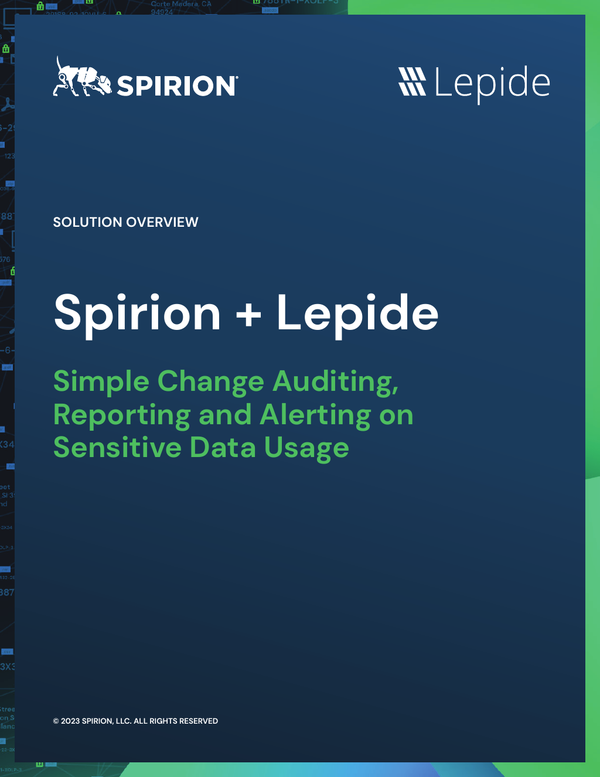 Spirion + Lepide Solution Overview