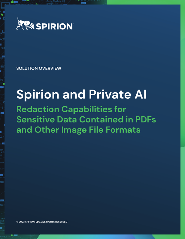 Spirion and Private AI Solution Overview