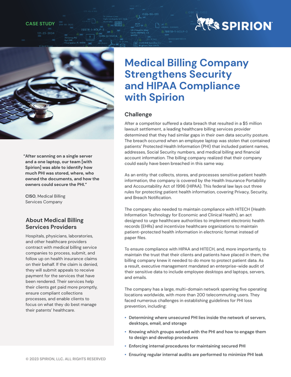 Case Study: Medical Billing