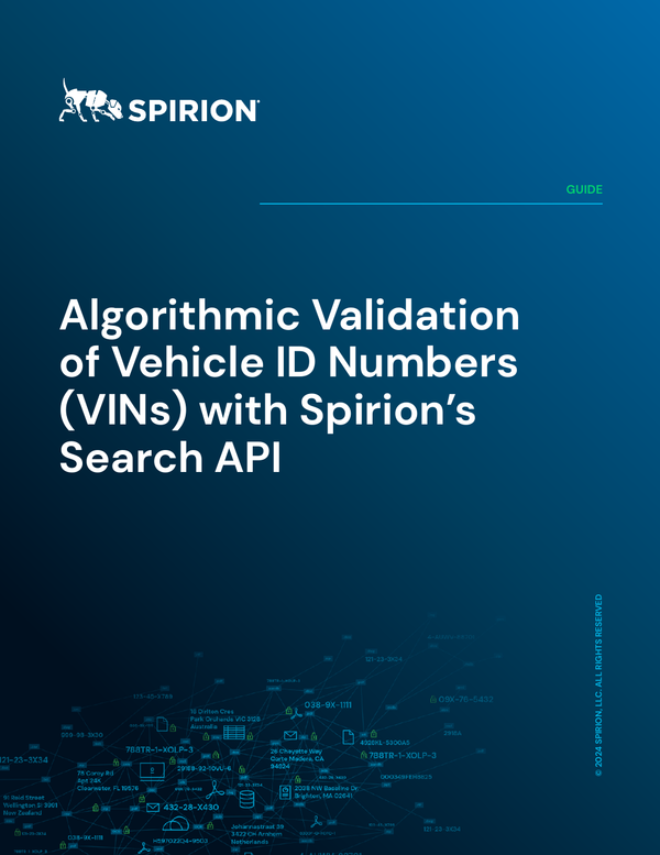 Algorithmic Validation Vin Search API Guide