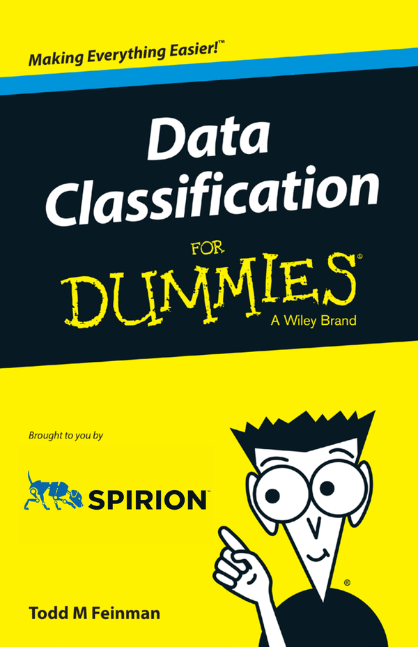 Data Classification For Dummies