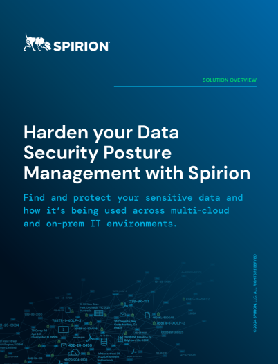 Harden your Data Security Posture Management with Spirion