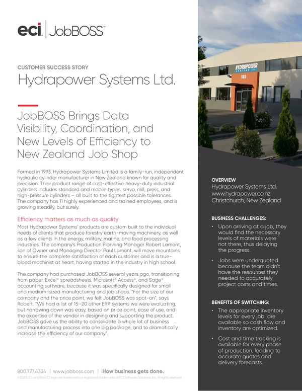 Hydrapower Systems Ltd Success Story