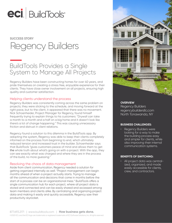 regency plaza case study project management