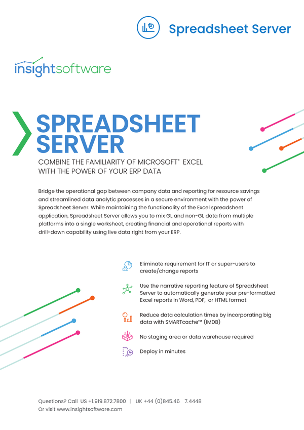 M1 Spreadsheet Server Solution Brief