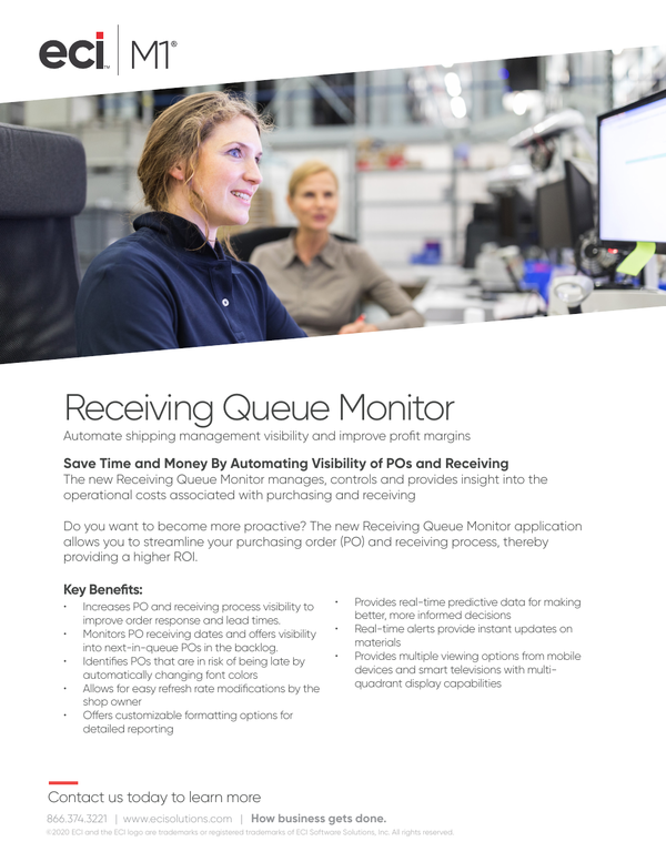 M1 Custom Solution Receiving Queue Monitor