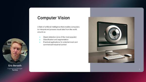 Particle technical demo: Tachyon computer vision