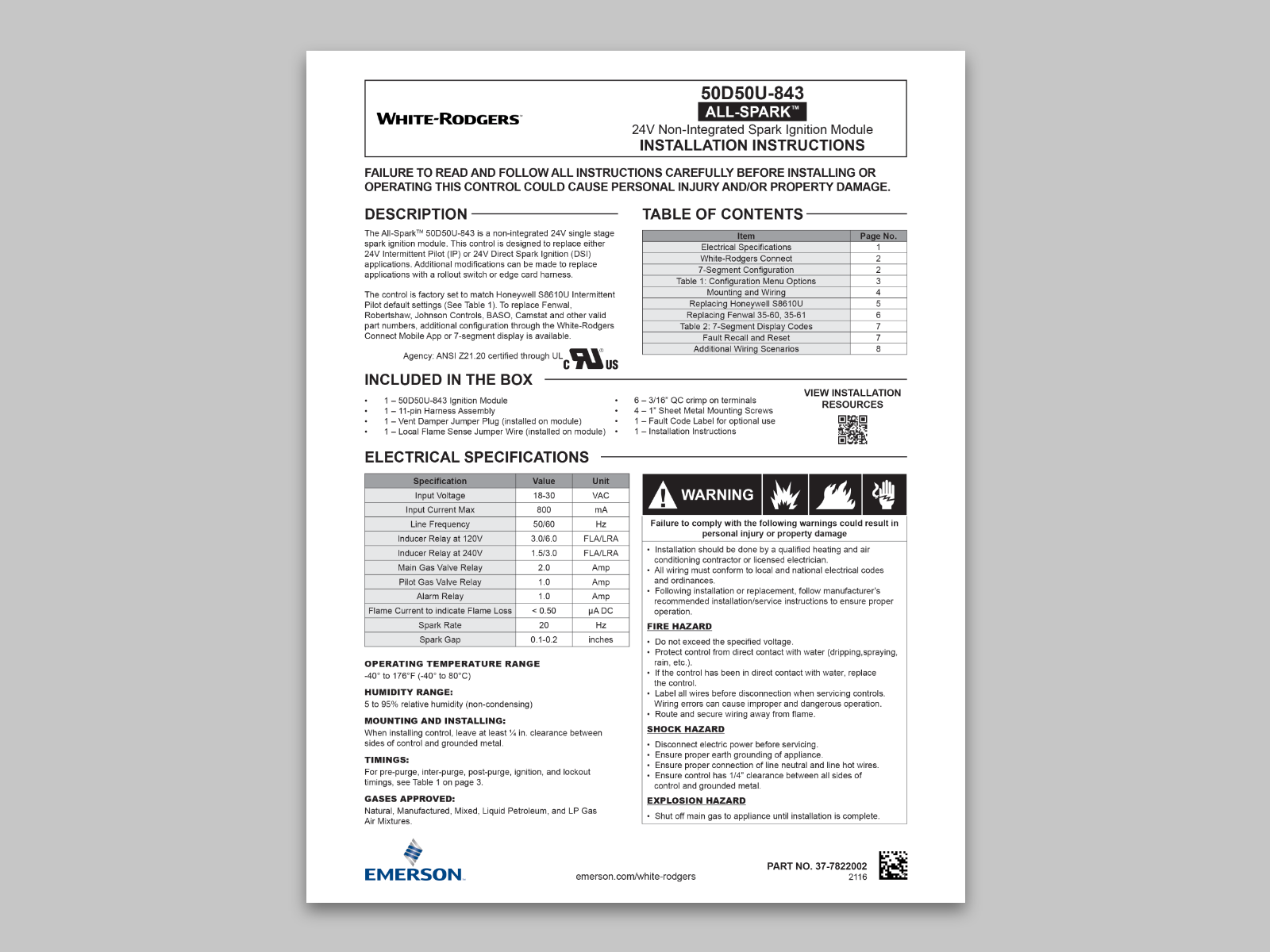 AllSpark Ignition Module Installation Instructions