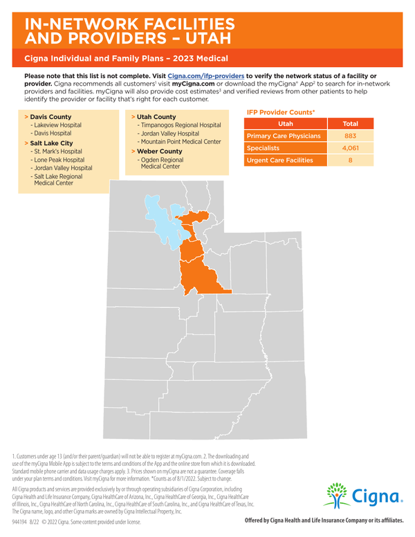 Cigna IFP Providers Utah