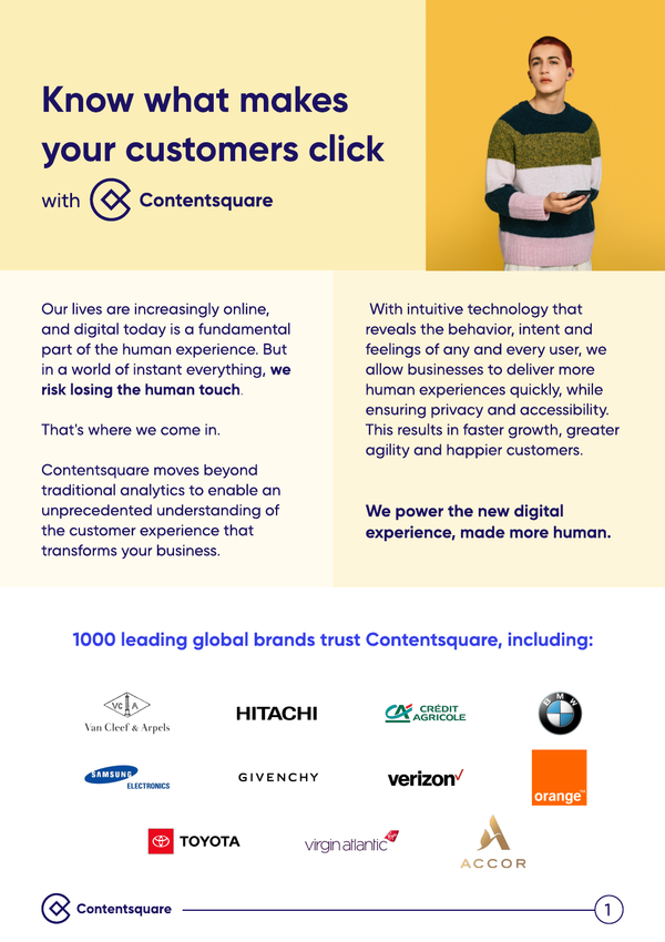 [Company Brochure] Contentsquare