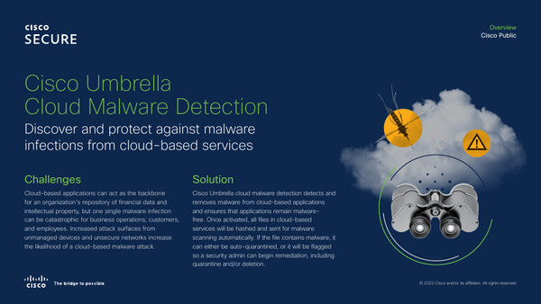 Cloud Malware Detection Feature Brief