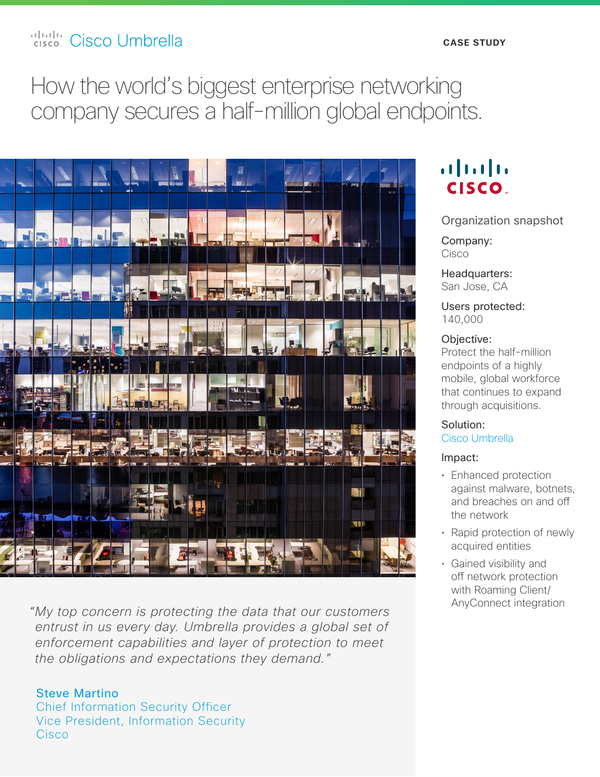 cisco umbrella case study