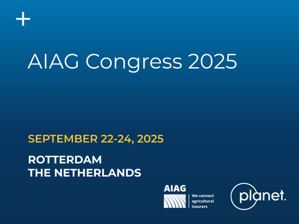 September 22-24, 2025 - Meet the Planet team at the world's largest agricultural insurers conference.