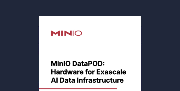 MinIO DataPOD: Hardware for Exascale AI Data Infrastructure