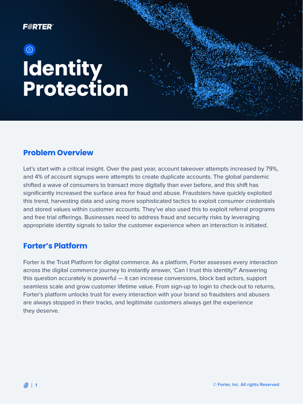 Block fraudsters earlier in the customer journey with Identity Protection