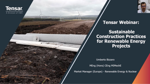 Webinar: Sustainable Construction Practices for Renewable Energy Projects