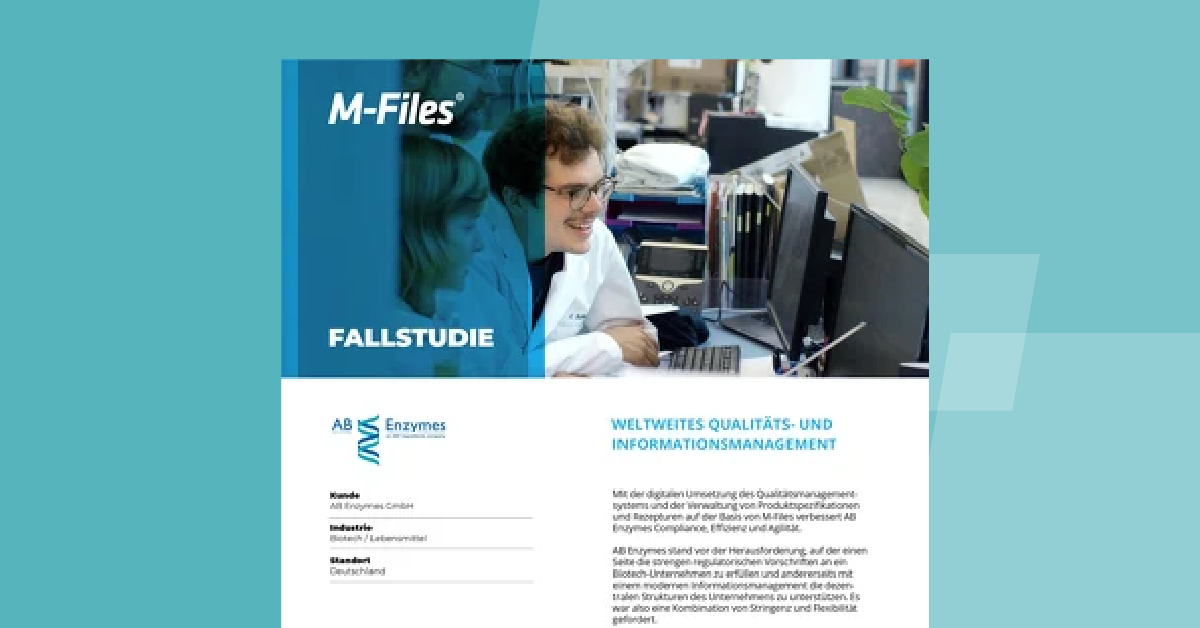 AB Enzymes GmbH MFiles