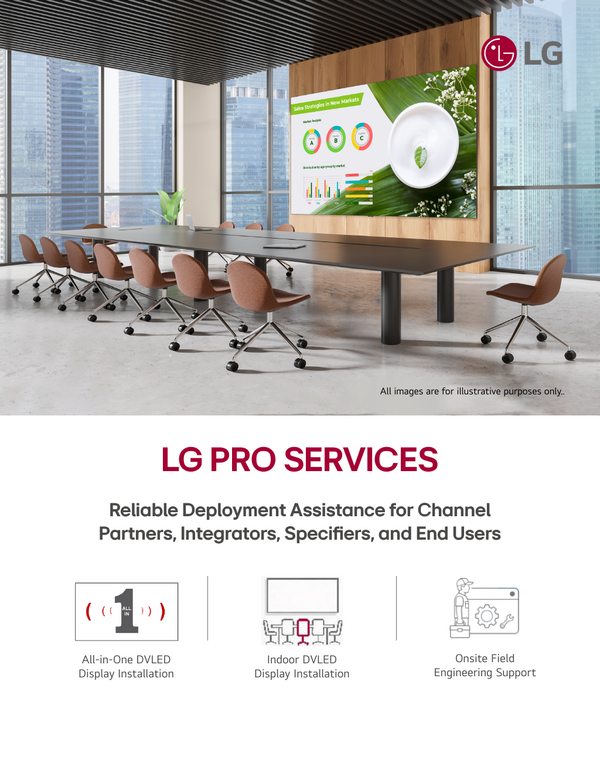 Brochure: LG PRO DVLED Installation Services