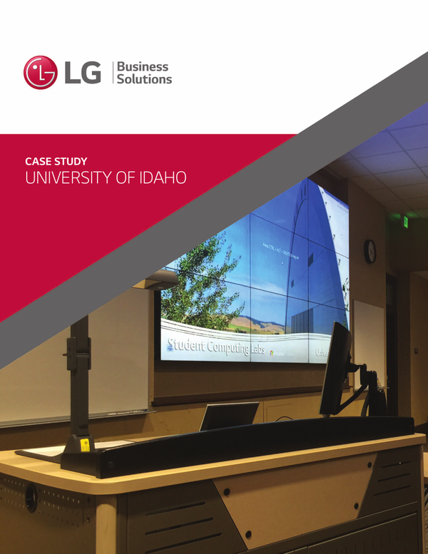 A Dynamic New Learning Environment With Advanced LG Video Wall Technology