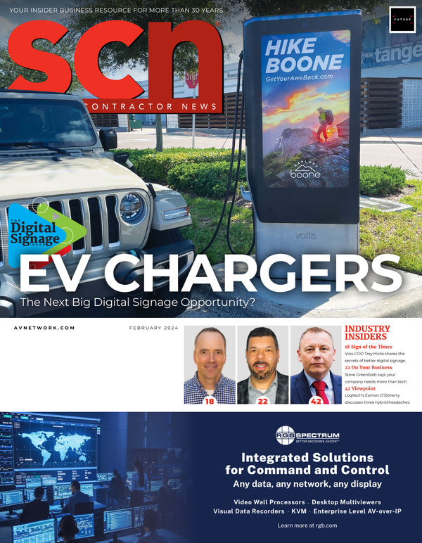 EV Chargers The Next Big Digital Signage Opportunity? SCN Feb 24