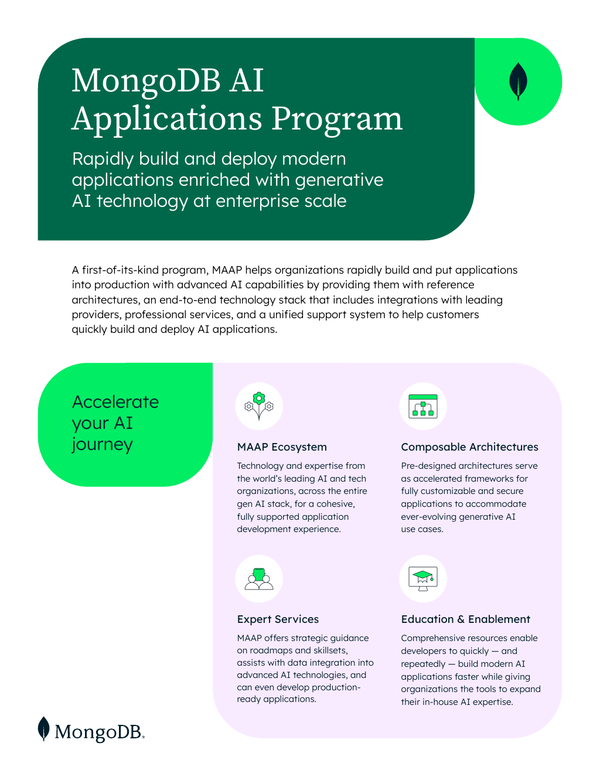 MongoDB AI Applications Program
