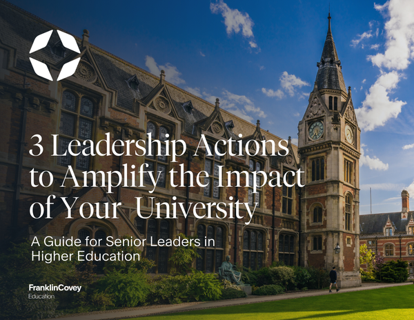 3 Leadership Actions To Amplify The Impact Of Your University PDF