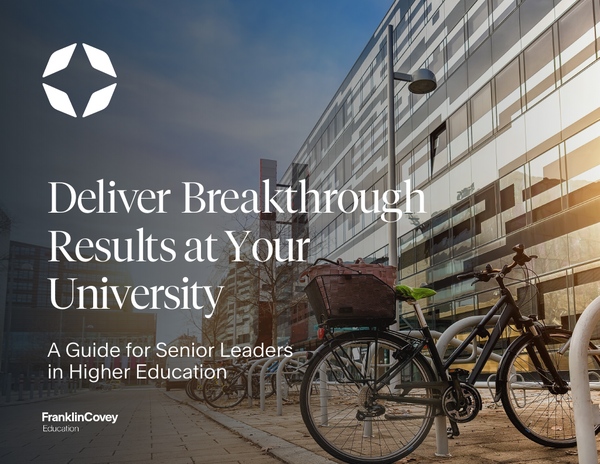 Deliver Breakthrough Results At Your University With 4DX PDF