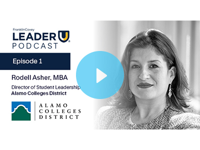 Rodell Asher: LeaderU Podcast | 7 Habits of Highly Effective College Students