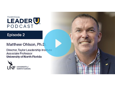 Matthew Ohlson: LeaderU Podcast | 7 Habits of Highly Effective College Students