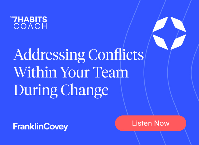 Addressing Conflicts Within Your Team During Change