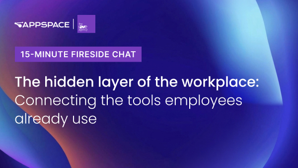 Webinar thumbnail for a 15-minute fireside chat titled 