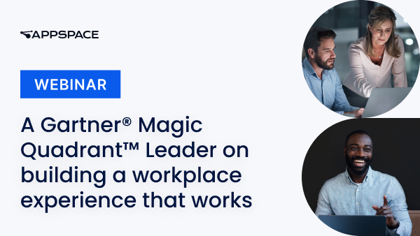 Appspace webinar thumbnail graphic titled 