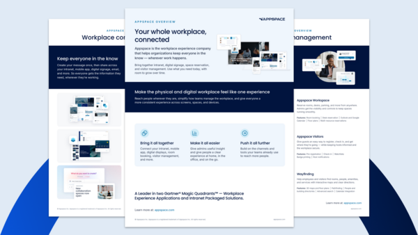 Appspace Overview