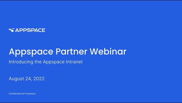 Increase your deal size with Appspace Intranet
