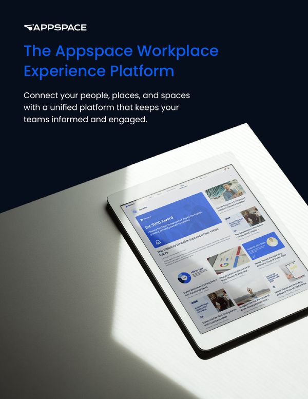 Appspace - The Workplace Experience Platform