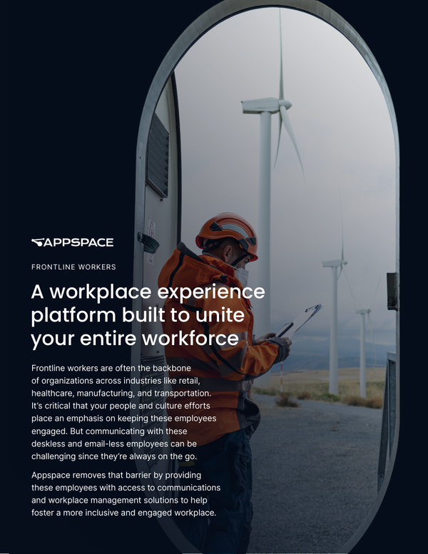 Appspace for Frontline Workers