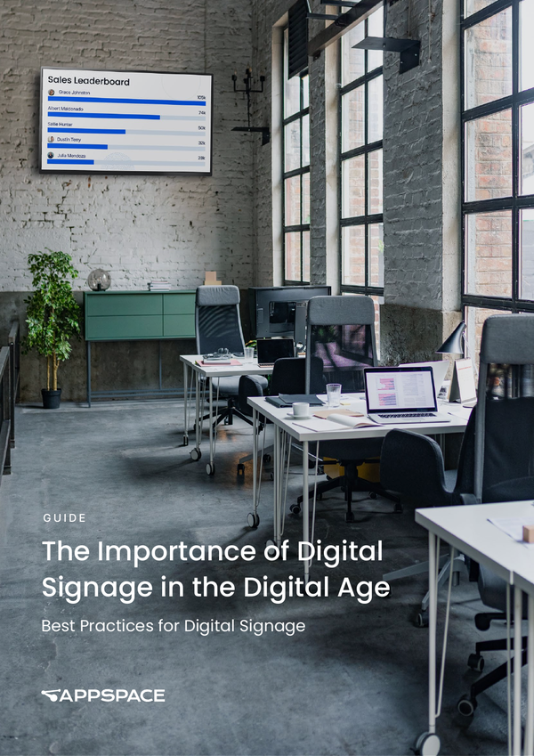 The Importance of Digital Signage in a Digital Age