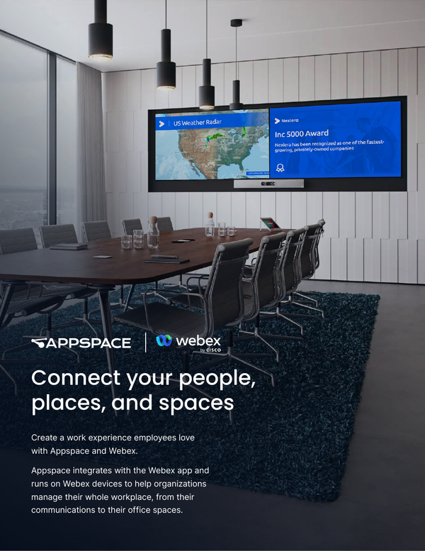 Appspace + Webex Overview